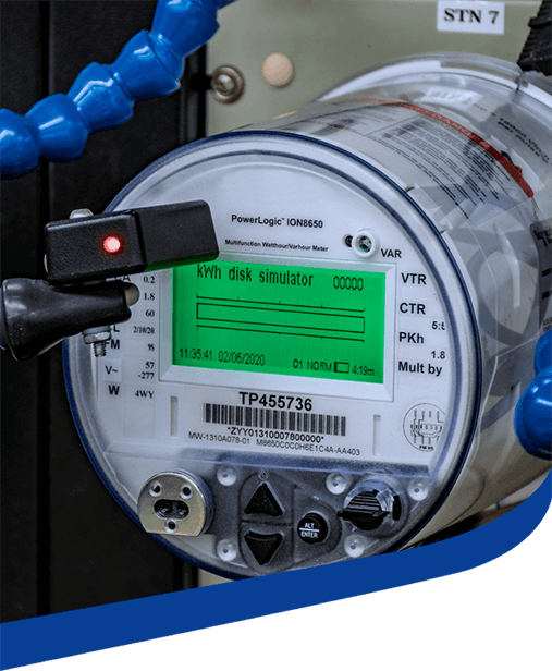 Meter close-up shot – Services Offered